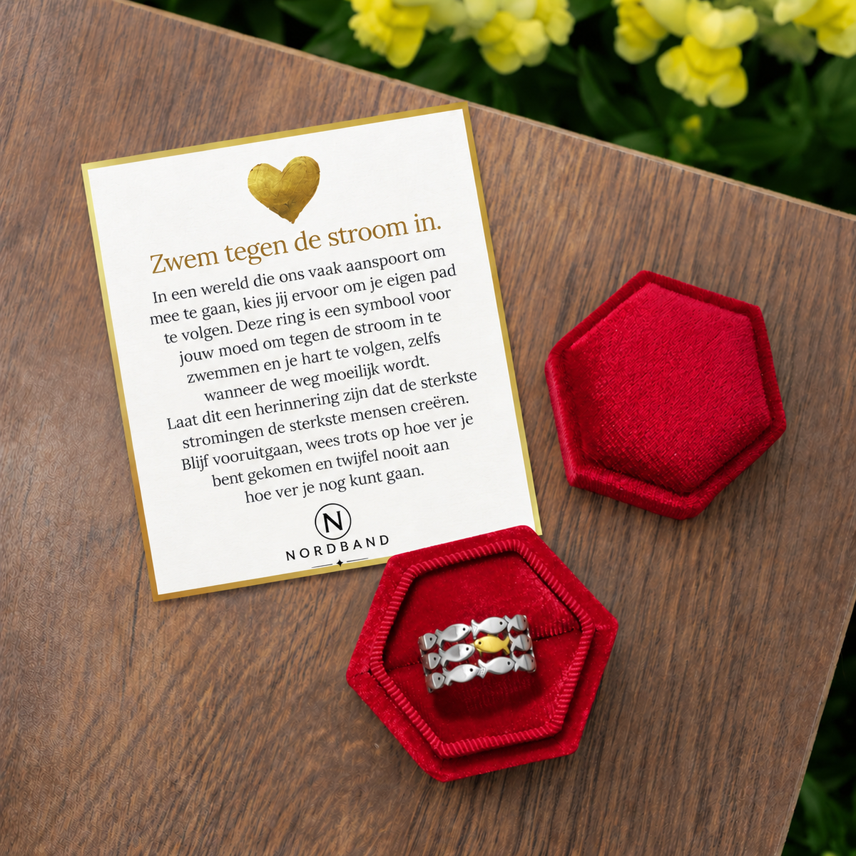 Het is niet zomaar een ring – het is een dagelijkse herinnering.